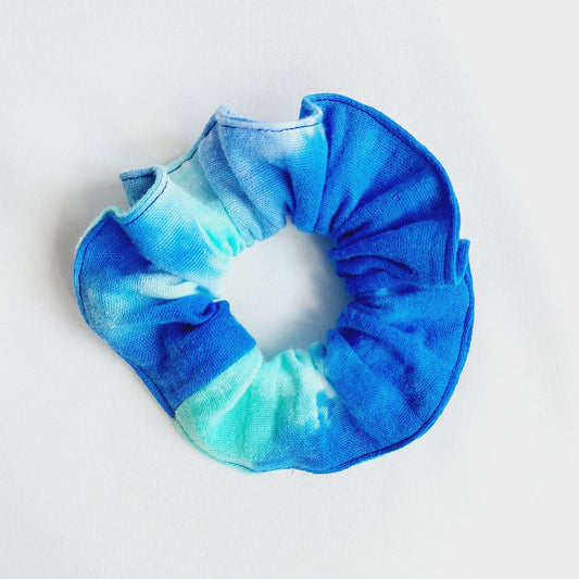 Scrunchi Betty "Batik blau"