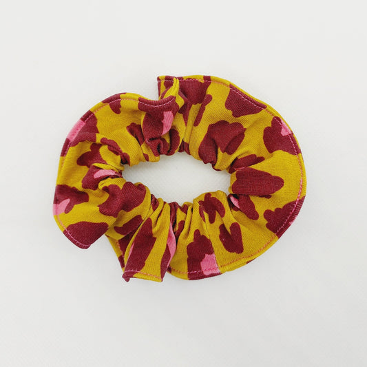 Scrunchi Betty "Leo senf/pink"