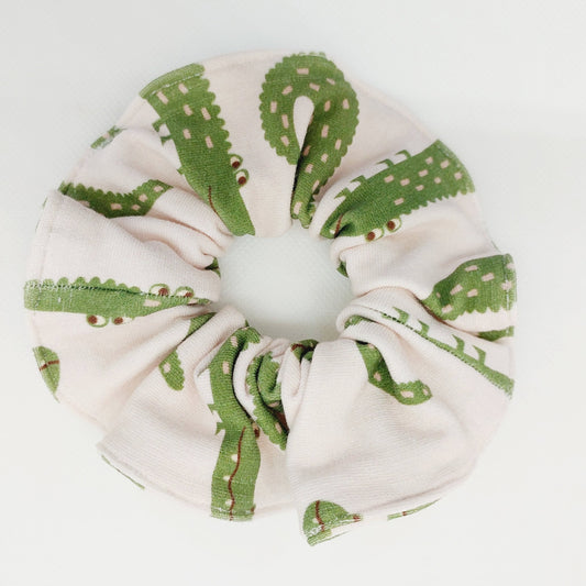 Scrunchi Betty "Kroko creme"