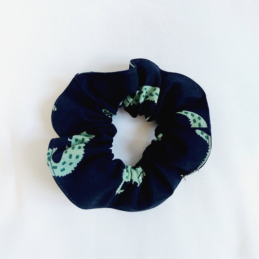 Scrunchi Betty "Kroko black"