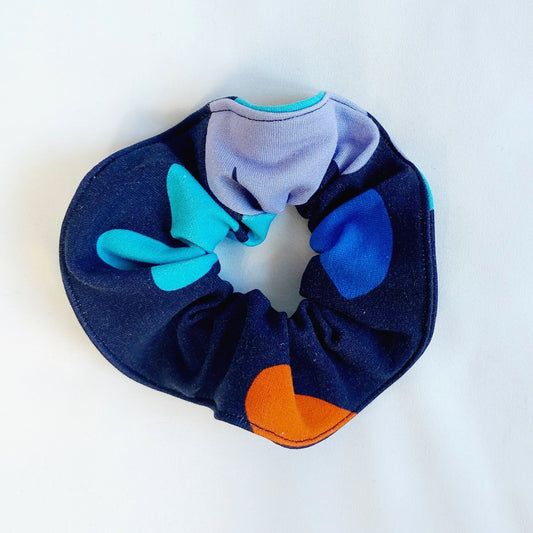 Scrunchi Betty "Geo blau"