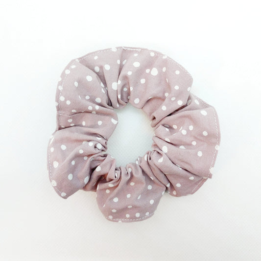 Scrunchi Betty "Pünktchen Taupe"