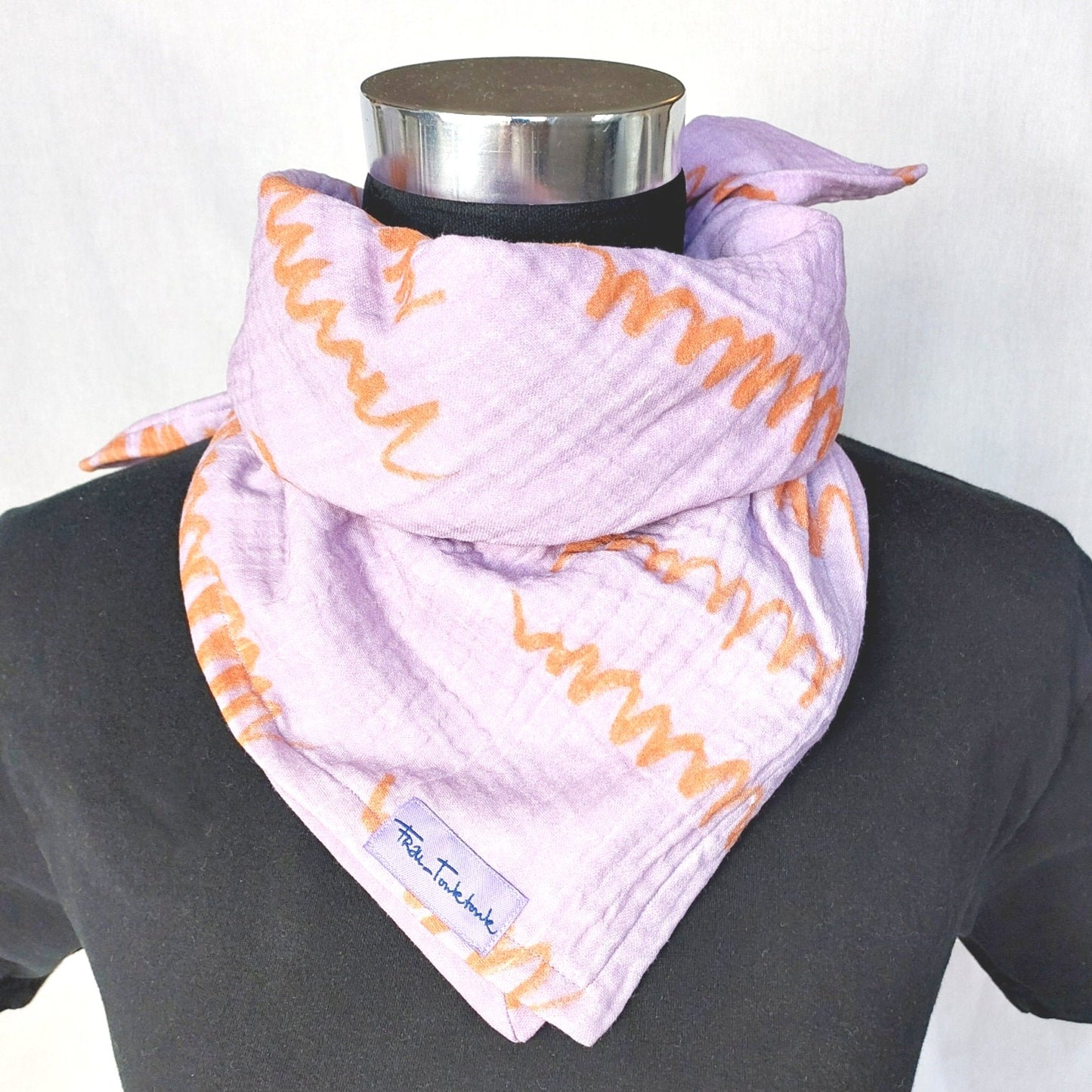 Kinderhalstuch aus Musselin (Unisex) "Immi"